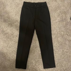Black ponte slim leg pants